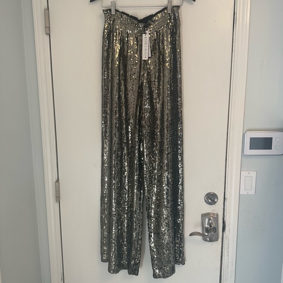 NWT ALICE + OLIVIA sequin pants! - Picture 3 of 9
